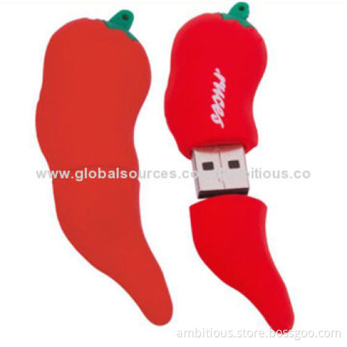 Chilli-shaped USB Flash Drive, Hot Pepper Design